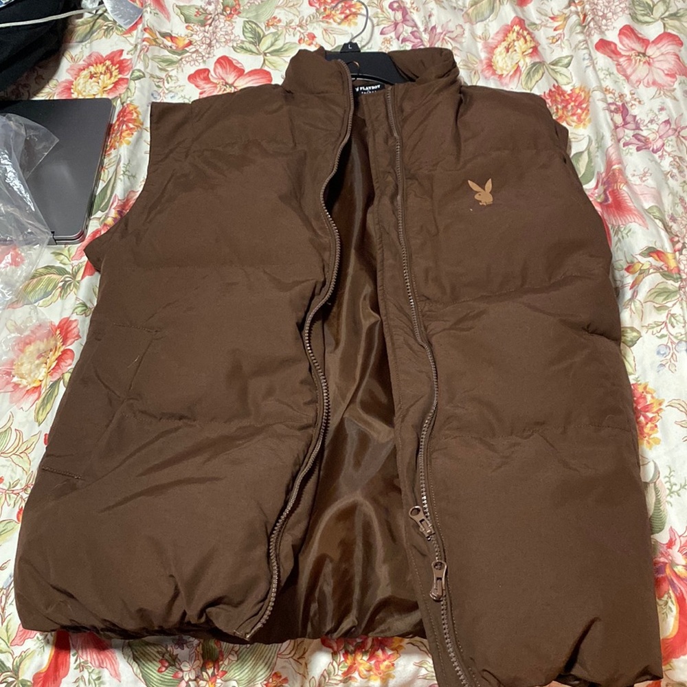 Playboy brown puffer jacket